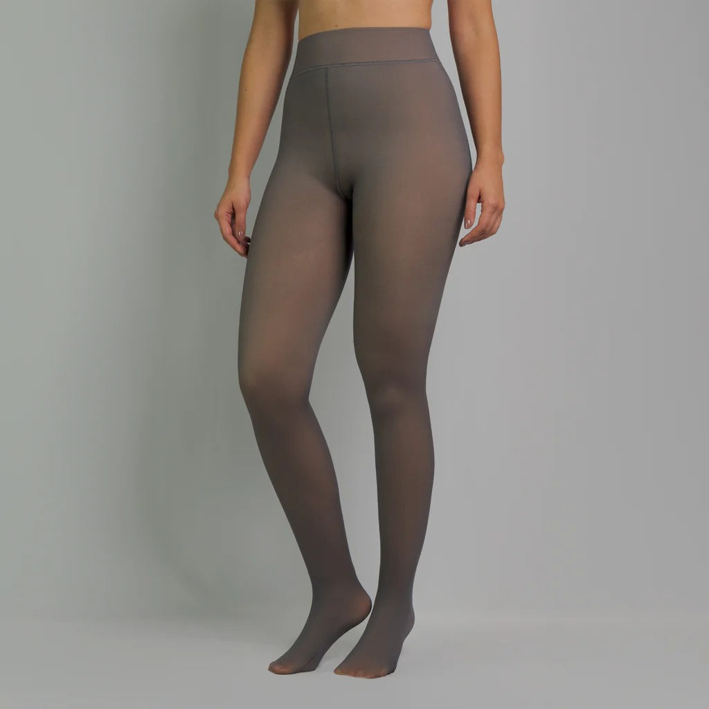 Legging Polaire Transparent Gris