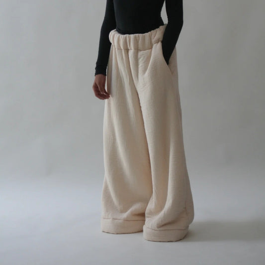 Veløur Beige Femmes