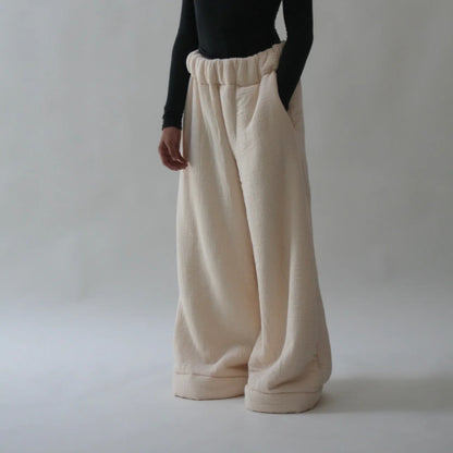 Veløur Beige Femmes