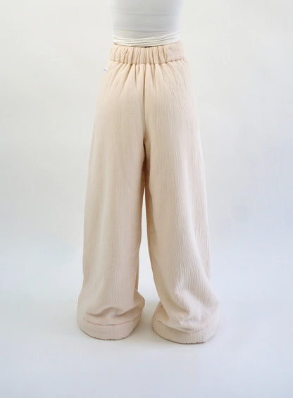 Veløur Beige Femmes